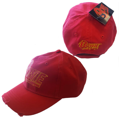 DAVID BOWIE ( FLASH LOGO ) CAP