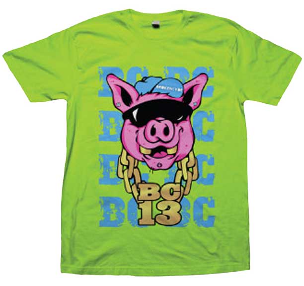 BROKENCYDE ( CRUNK PIG ) T-SHIRT Shred Merch BROKENCYDE ( CRUNK PIG ) T-SHIRT Shred Merch