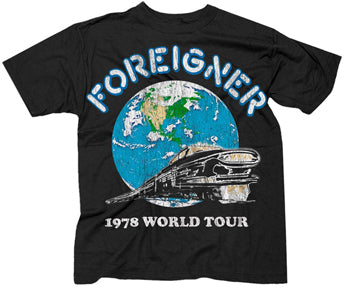 FOREIGNER ( 1978 TOUR ) T-SHIRT