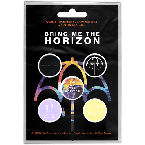 BRING ME THE HORIZON BUTTON BADGE PACK: THAT'S THE SPIRIT