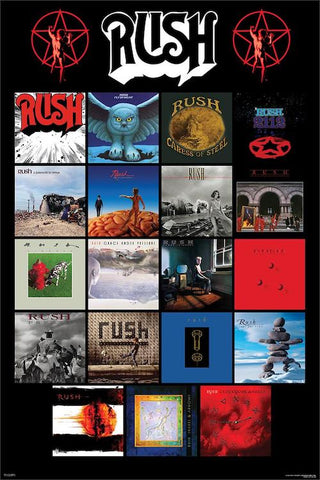 RUSH ( ALBUMS ) POSTER