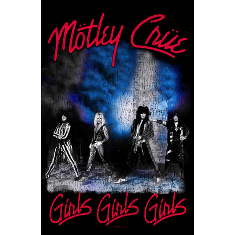 MOTLEY CRUE ( GIRLS, GIRLS, GIRLS... ) FABRIC POSTER