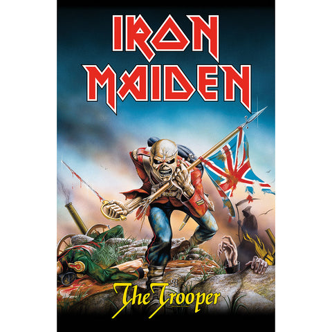 IRON MAIDEN ( THE TROOPER ) FABRIC POSTER