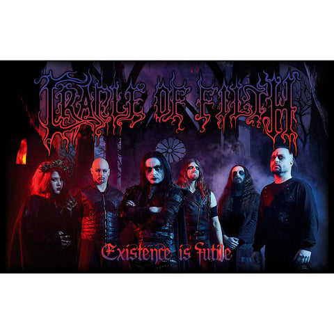 CRADLE OF FILTH ( EXISTENCE IS FUTILE ) FABRIC POSTER