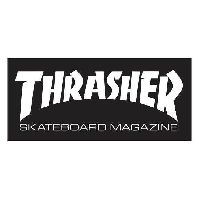 THRASHER MAG LOGO MEDIUM STICKER (ASSORTED COLORS) – Shred Merch