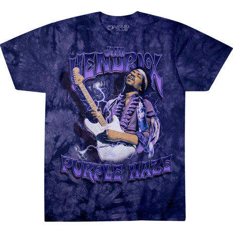 JIMI HENDRIX ( PURPLE HAZE TIE-DYE ) T-SHIRT
