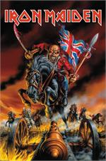 IRON MAIDEN ( ENGLAND RED ) POSTER