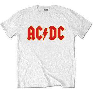 AC/DC ( LOGO WHITE KIDS ) T-SHIRT