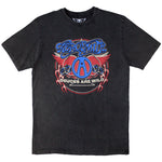 AEROSMITH ( RAINBOW SPADE STONE WASH ) T-SHIRT