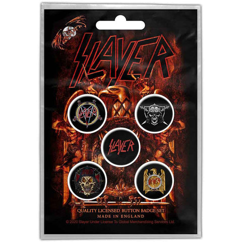 SLAYER BUTTON BADGE PACK: EAGLE