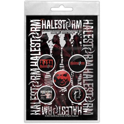 HALESTORM BUTTON BADGE PACK: PORTRAIT