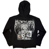BRING ME THE HORIZON ( NAILED SYMBOL ) ZIPPED HOODIE