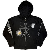 BRING ME THE HORIZON ( NAILED SYMBOL ) ZIPPED HOODIE