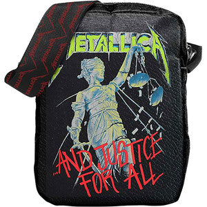 METALLICA ( JUSTICE FOR ALL ) CROSSBODY BAG