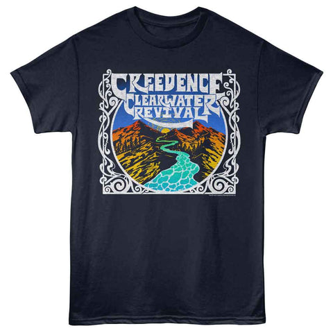 CREEDENCE CLEARWATER ( MOUNTAINS AND RIVER ) T-SHIRT