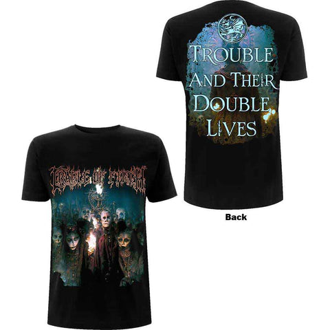 CRADLE OF FILTH ( TROUBLE & THEIR DOUBLE LIVES ) T-SHIRT