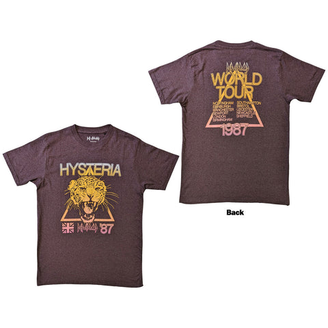 DEF LEPPARD ( HYSTERIA WORLD TOUR ) T-SHIRT