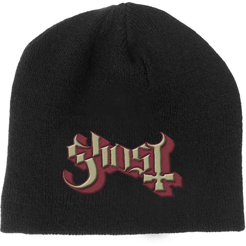 GHOST ( LOGO RED & GOLD ) BEANIE