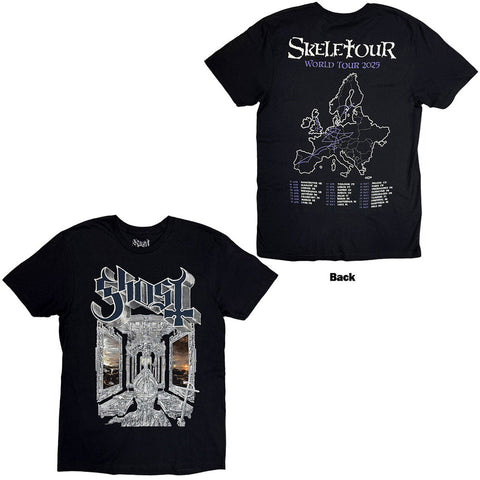 GHOST ( SKELETA ALBUM COVER '25 TOUR DATES ) T-SHIRT