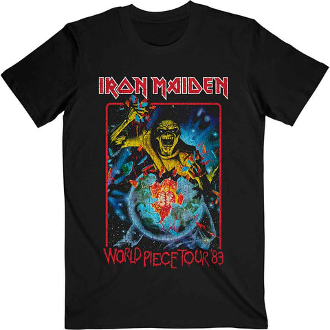 IRON MAIDEN ( WORLD PIECE TOUR '83 V1 ) T-SHIRT
