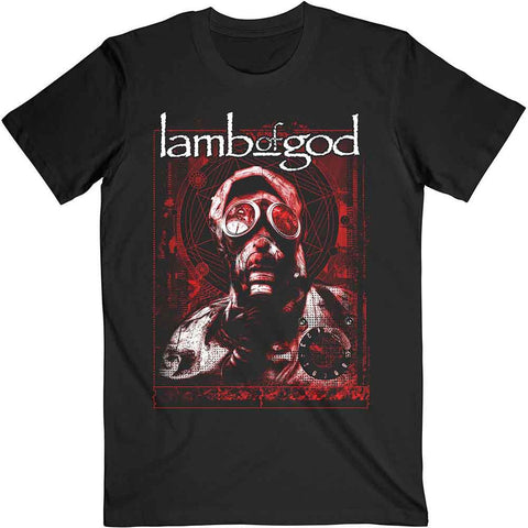 LAMB OF GOD ( GAS MASK WAVES ) T-SHIRT