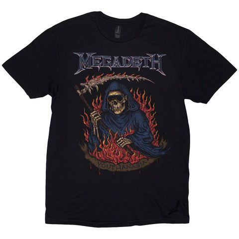 MEGADETH ( YOUTHANASIA FLAMES ) T-SHIRT