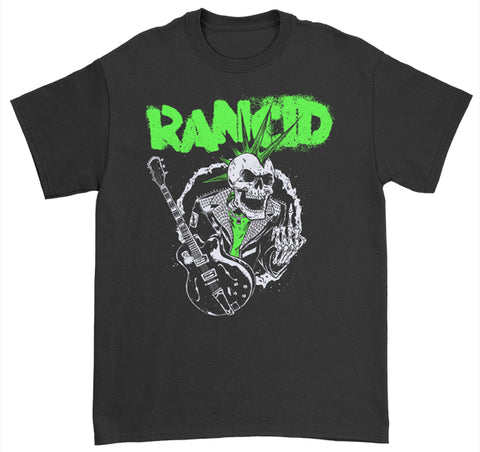 RANCID ( SKELE GUITAR ) T-SHIRT