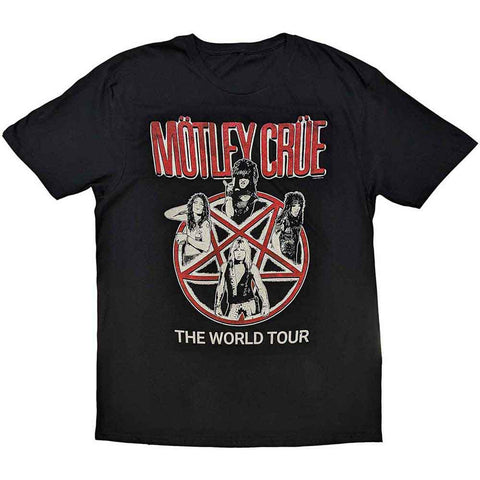 MOTLEY CRUE ( VINTAGE WORLD TOUR ) T-SHIRT