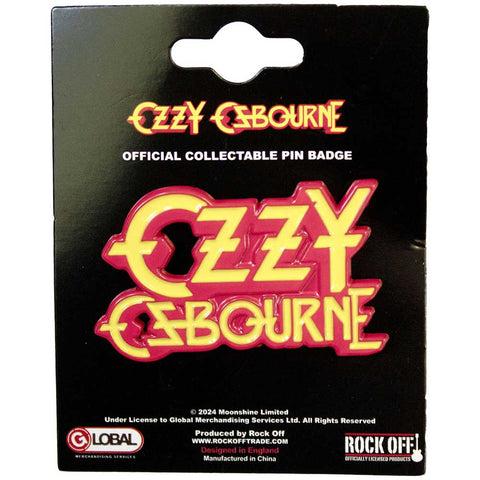 OZZY OSBOURNE ( STACKED LOGO ) PIN