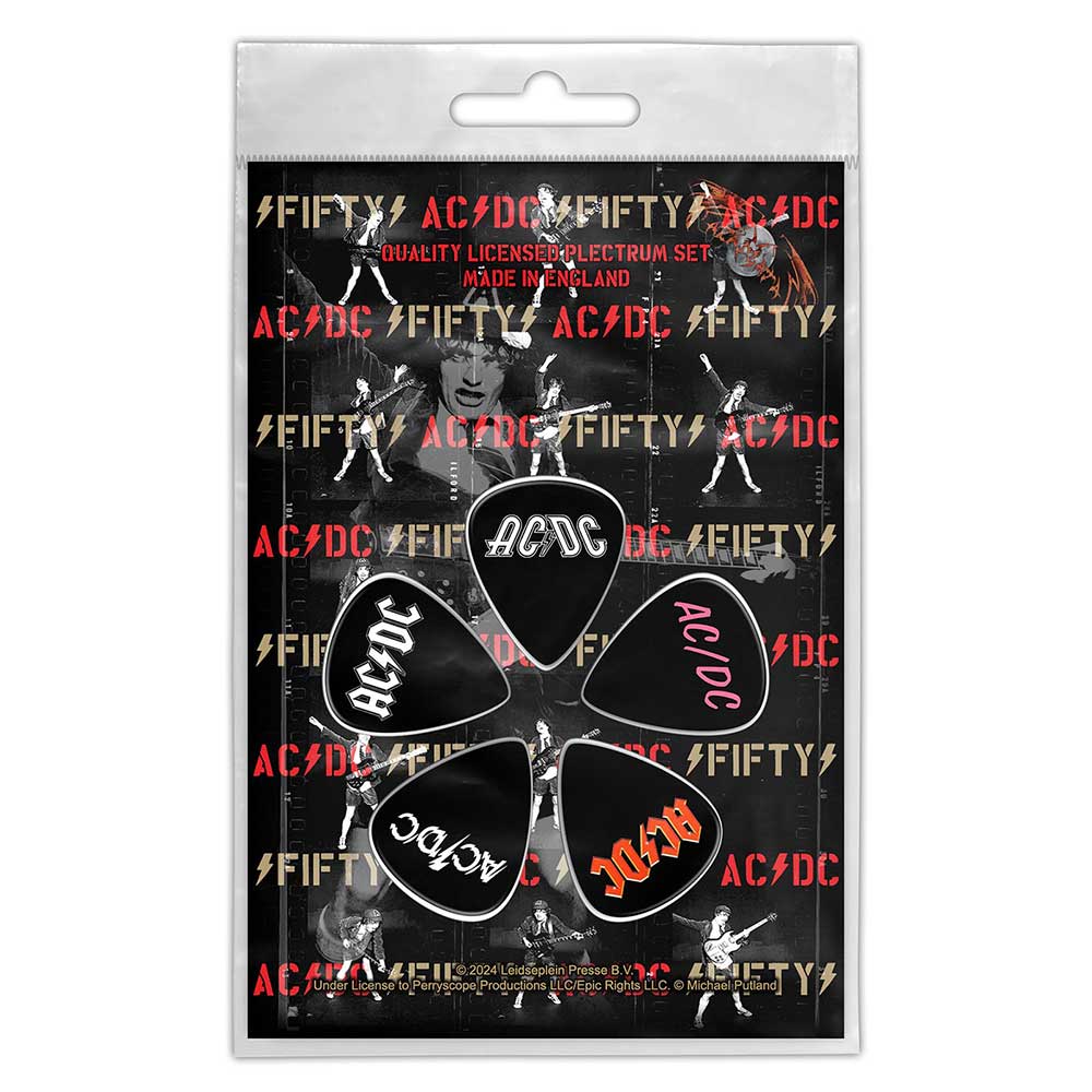 AC/DC ( FIFTY ) GUITAR PICK PACK – Shred Merch