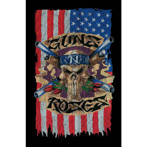 GUNS N ROSES ( FLAG ) FABRIC POSTER