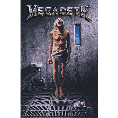 MEGADETH ( COUNTDOWN TO EXTINCTION ) FABRIC POSTER