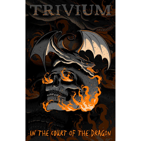 TRIVIUM ( IN THE COURT OF THE DRAGON ) FABRIC POSTER