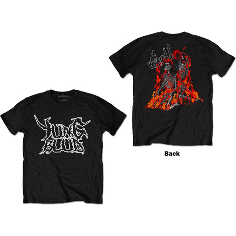 YUNGBLUD ( WEIRD FLAMING SKELETONS ) T-SHIRT