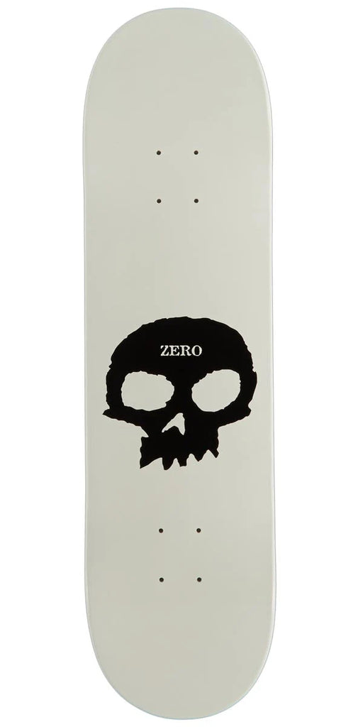 ZERO ( SINGLE SKULL WHITE 8.25 ) DECK – Shred Merch ZERO ( SINGLE SKULL WHITE 8.25 ) DECK – Shred Merch