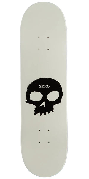 ZERO ( SINGLE SKULL WHITE 8.25 ) DECK – Shred Merch