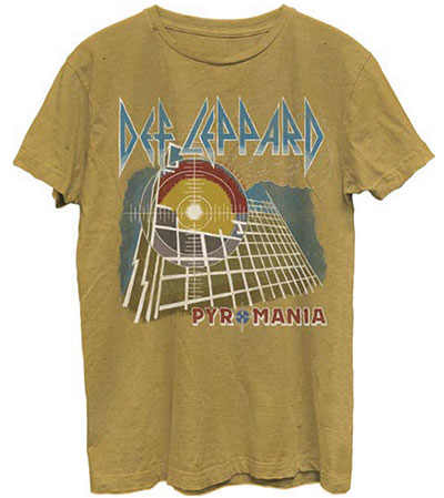 DEF LEPPARD ( PYRO DISTRESSED ) T-SHIRT
