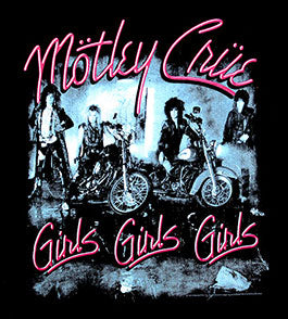 MOTLEY CRUE ( GIRLS GIRLS GIRLS 3 ) T-SHIRT