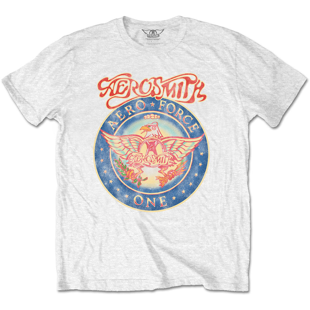 AEROSMITH ( AERO FORCE WHITE ) T-SHIRT – Shred Merch