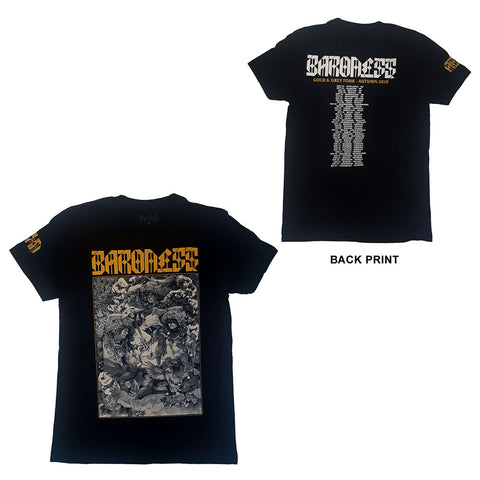 BARONESS ( GOLD & GREY DATE BACK ) T-SHIRT