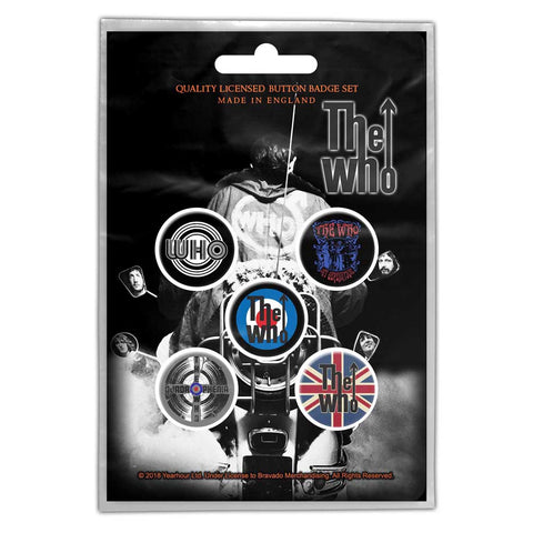 THE WHO ( QUADROPHENIA ) BUTTON PACK