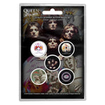 QUEEN BUTTON BADGE PACK: EARLY ALBUMS