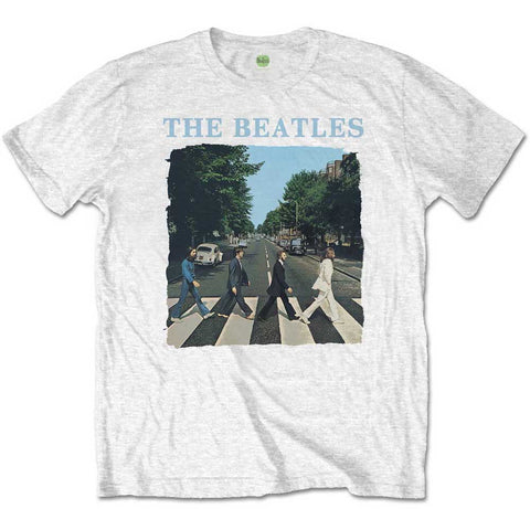 THE BEATLES (ABBY ROAD AND LOGO) T-SHIRT