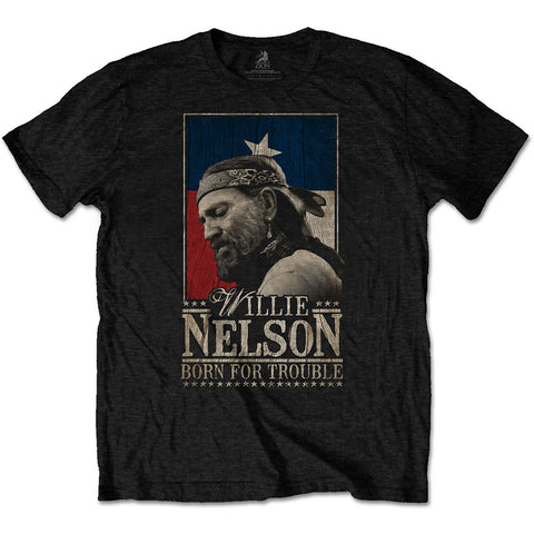 WILLIE NELSON ( BORN FOR TROUBLE ) T-SHIRT