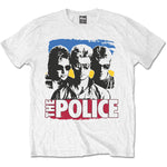 THE POLICE ( BAND PHOTO SUNGLASSES WHITE ) T-SHIRT