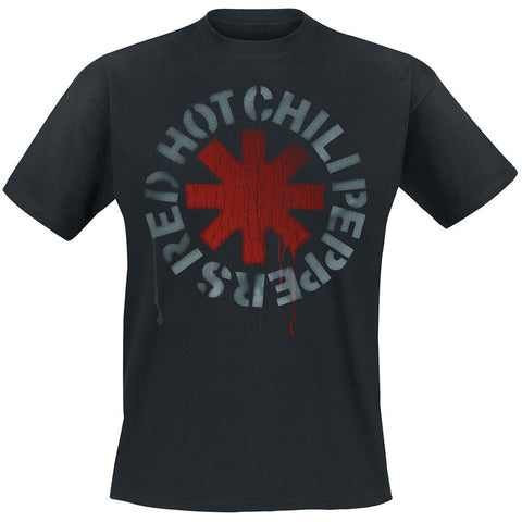 RED HOT CHILI PEPPERS ( STENCIL ) T-SHIRT