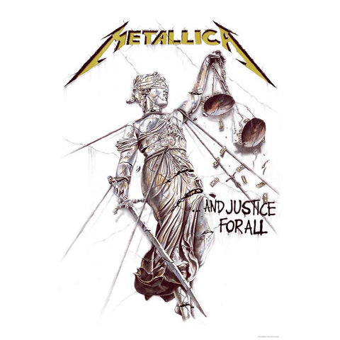 METALLICA ( AND JUSTICE FOR ALL ) FABRIC POSTER