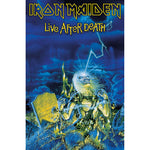 IRON MAIDEN ( LIFE AFTER DEATH ) FABRIC POSTER