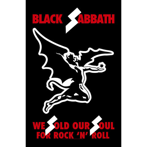 BLACK SABBATH ( WE SOLD OUR SOULS ) FABRIC POSTER