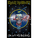 IRON MAIDEN ( CAN I PLAY WITH MADNESS ) FABRIC POSTER